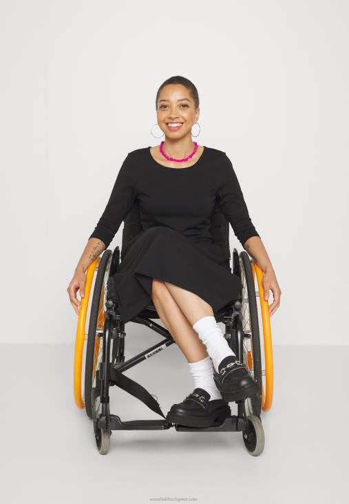 Anna Field nők jersey ruha fekete RTVD181