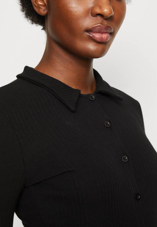 Anna Field nők jersey ruha fekete RTVD183