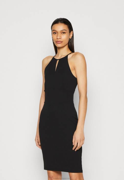 Anna Field nők jersey ruha fekete RTVD188