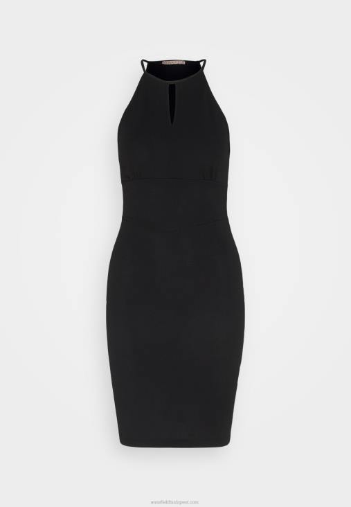 Anna Field nők jersey ruha fekete RTVD188