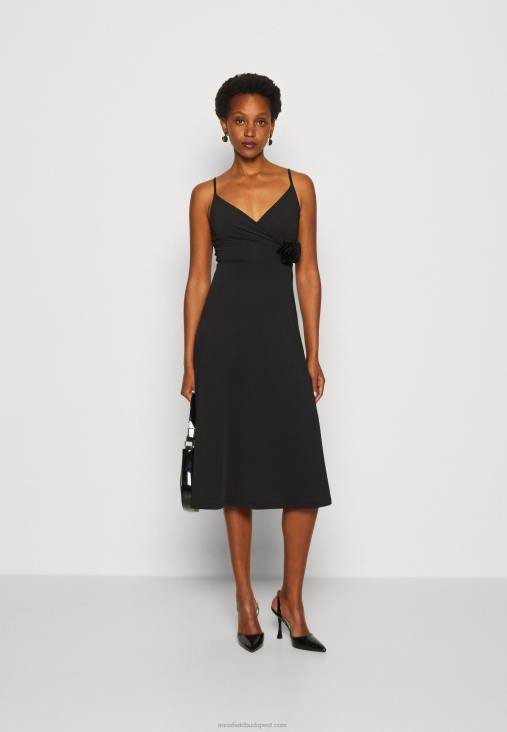 Anna Field nők jersey ruha fekete RTVD43