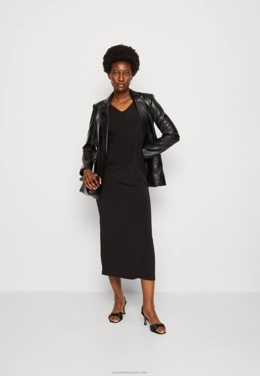 Anna Field nők jersey ruha fekete RTVD48