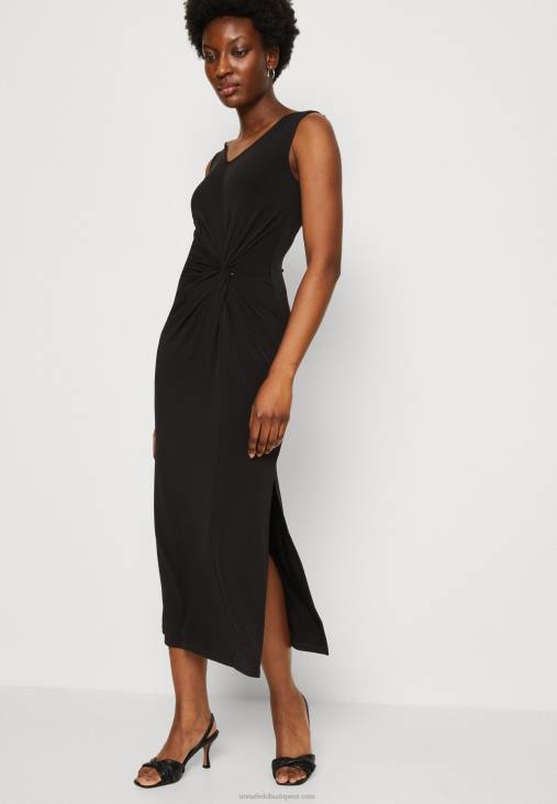 Anna Field nők jersey ruha fekete RTVD48