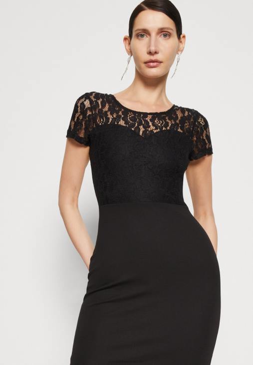 Anna Field nők jersey ruha fekete RTVD58