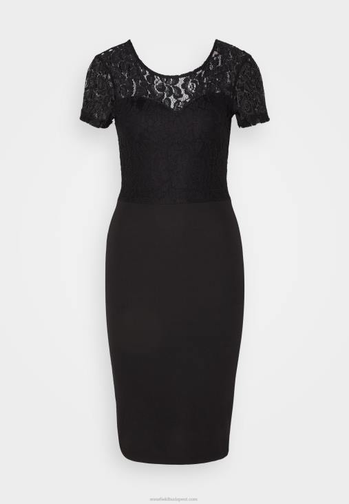 Anna Field nők jersey ruha fekete RTVD58