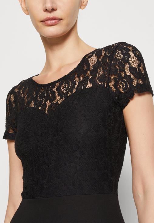 Anna Field nők jersey ruha fekete RTVD58