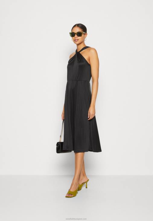 Anna Field nők jersey ruha fekete RTVD59