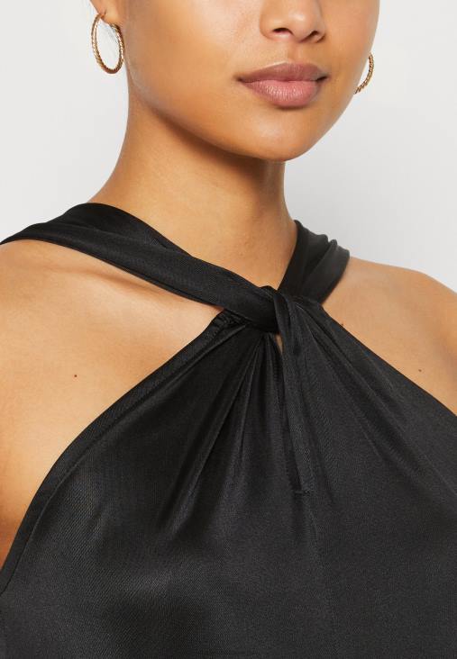 Anna Field nők jersey ruha fekete RTVD59