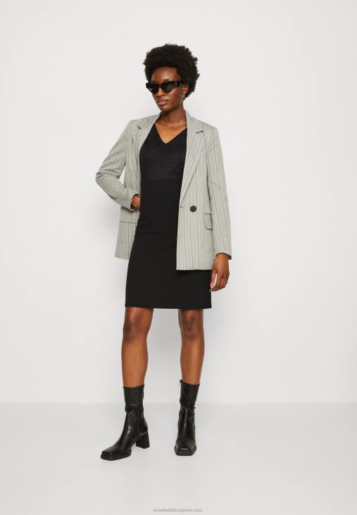 Anna Field nők jersey ruha fekete RTVD63