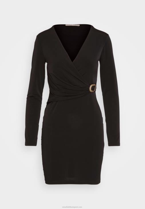 Anna Field nők jersey ruha fekete RTVD66