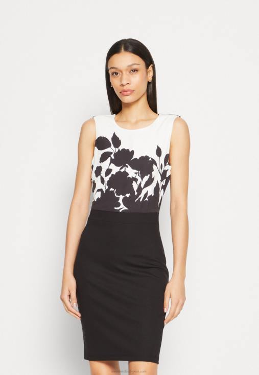 Anna Field nők jersey ruha fekete/fehér RTVD106