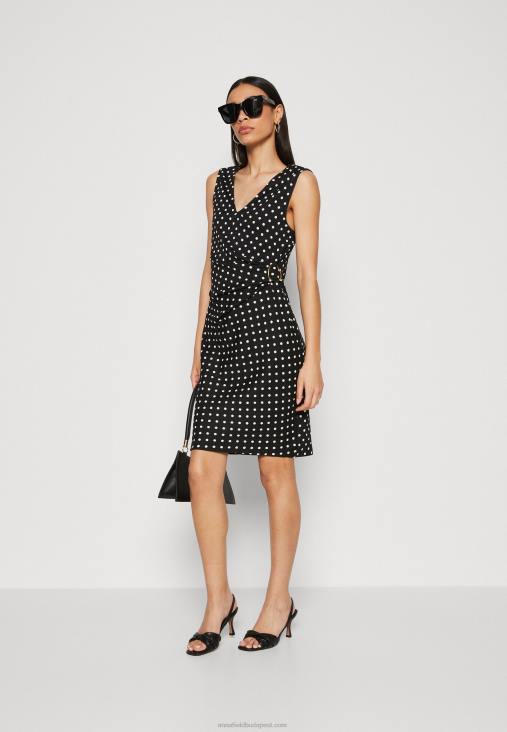 Anna Field nők jersey ruha fekete/fehér RTVD108