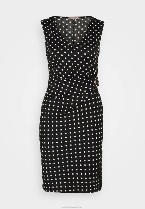 Anna Field nők jersey ruha fekete/fehér RTVD108