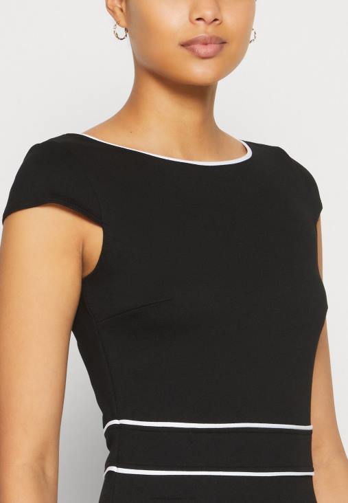 Anna Field nők jersey ruha fekete/fehér RTVD113