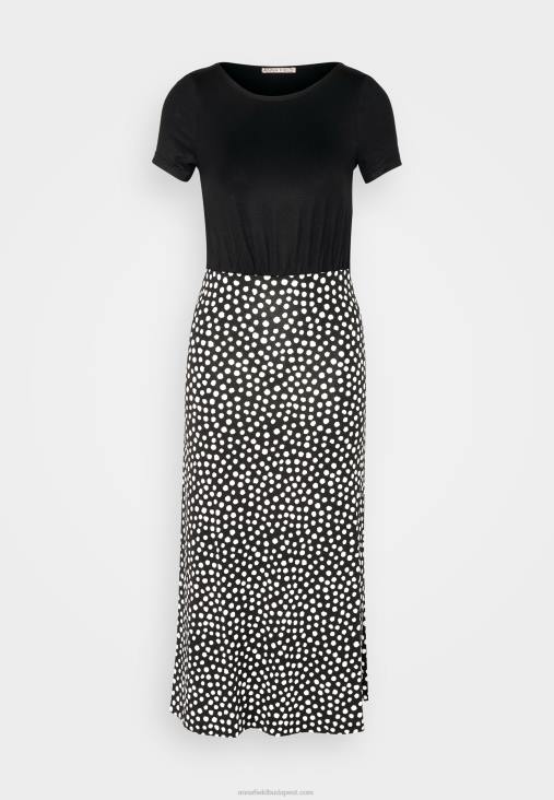 Anna Field nők jersey ruha fekete/fehér RTVD171