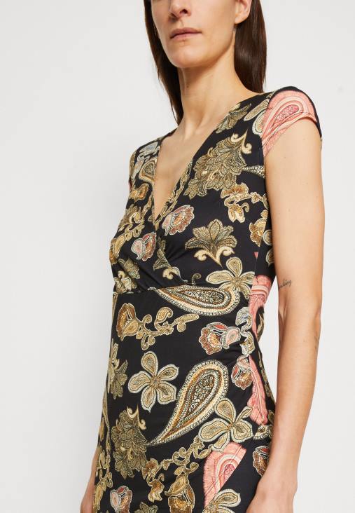 Anna Field nők jersey ruha fekete/több színű RTVD189