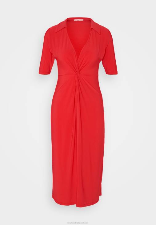 Anna Field nők jersey ruha piros RTVD142