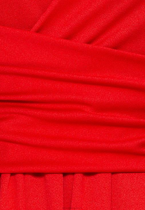 Anna Field nők jersey ruha piros RTVD146