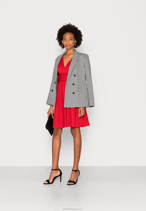 Anna Field nők jersey ruha piros RTVD172