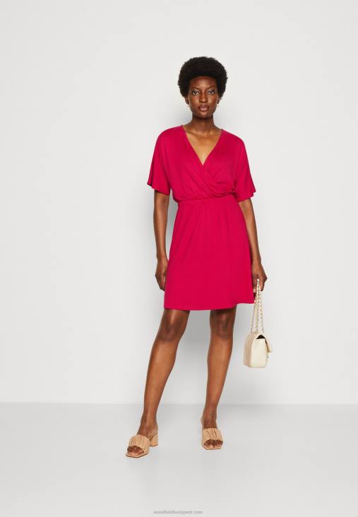 Anna Field nők jersey ruha piros RTVD173