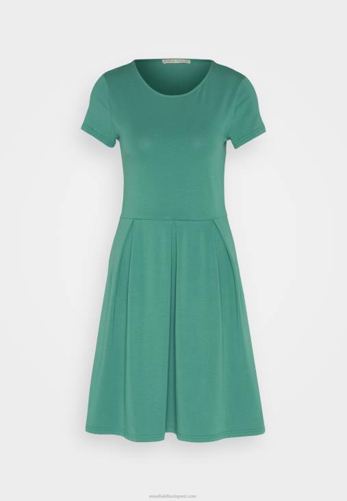 Anna Field nők jersey ruha sötétzöld RTVD153