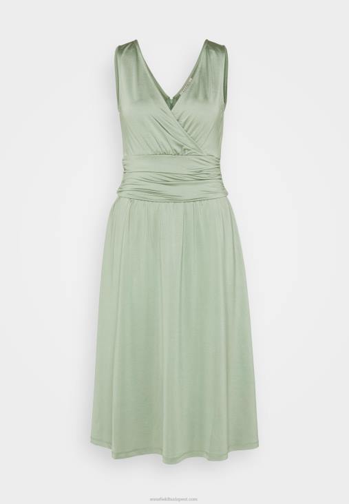 Anna Field nők jersey ruha világoszöld RTVD38