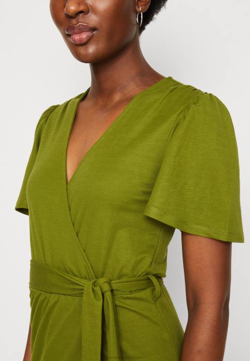 Anna Field nők jersey ruha zöld RTVD138