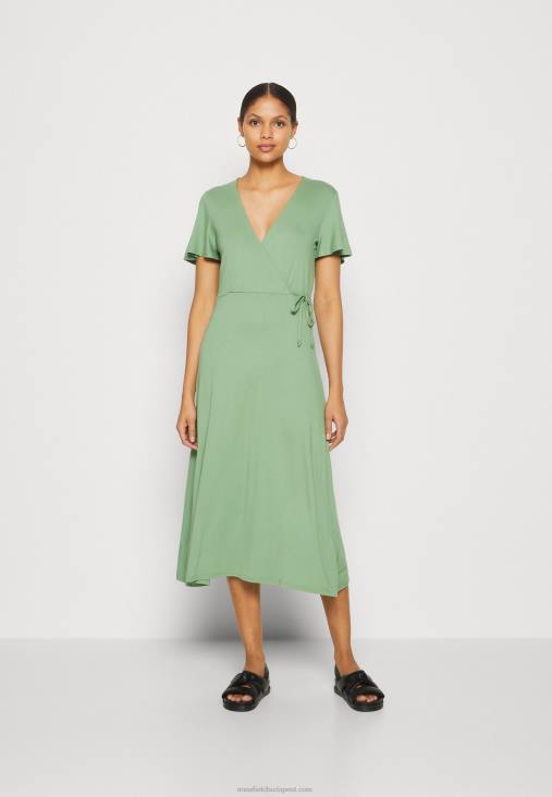 Anna Field nők jersey ruha zöld RTVD151