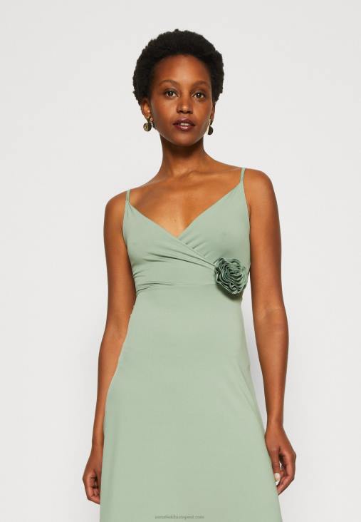 Anna Field nők jersey ruha zöld RTVD42