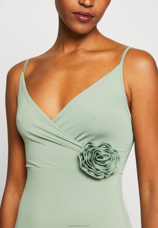 Anna Field nők jersey ruha zöld RTVD42