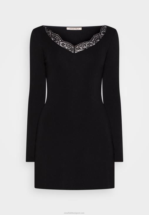 Anna Field nők jumper ruha fekete RTVD236