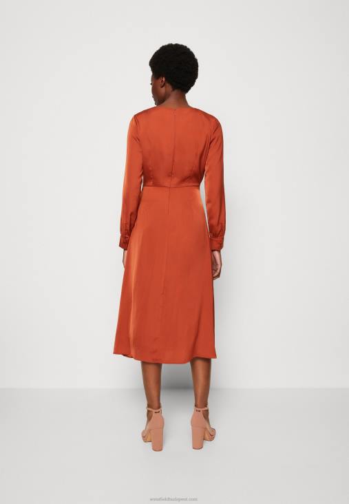 Anna Field nők koktélruha party ruha barna RTVD54