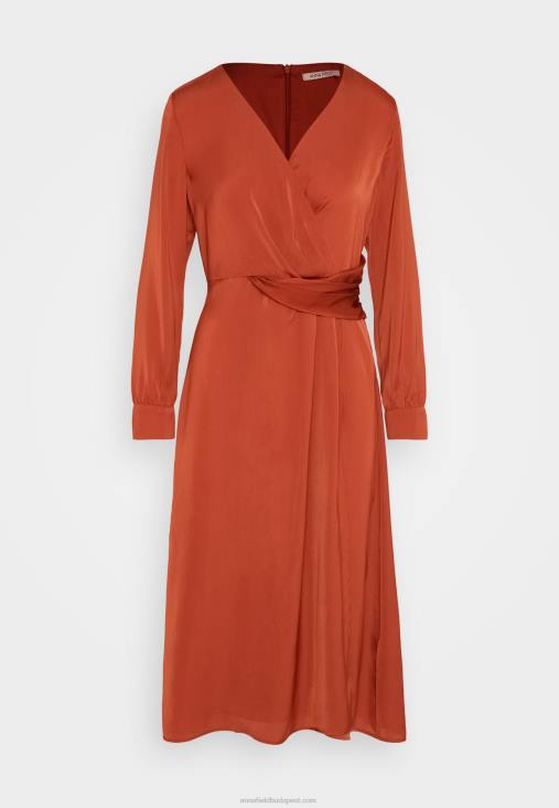 Anna Field nők koktélruha party ruha barna RTVD54