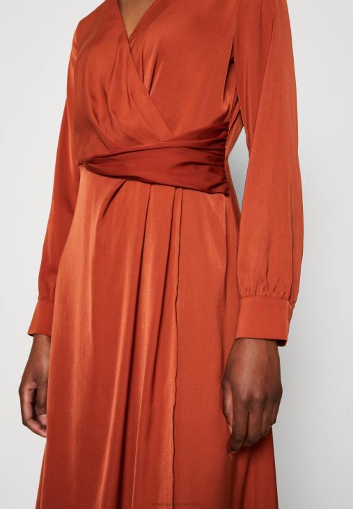 Anna Field nők koktélruha party ruha barna RTVD54