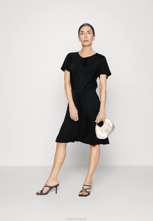 Anna Field nők koktélruha party ruha fekete RTVD56