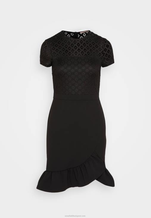 Anna Field nők koktélruha party ruha fekete RTVD60