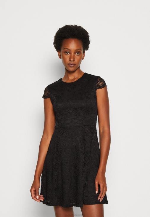 Anna Field nők koktélruha party ruha fekete RTVD64