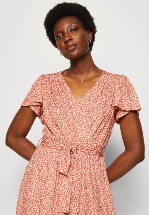 Anna Field nők nappali ruha barna/fehér RTVD3