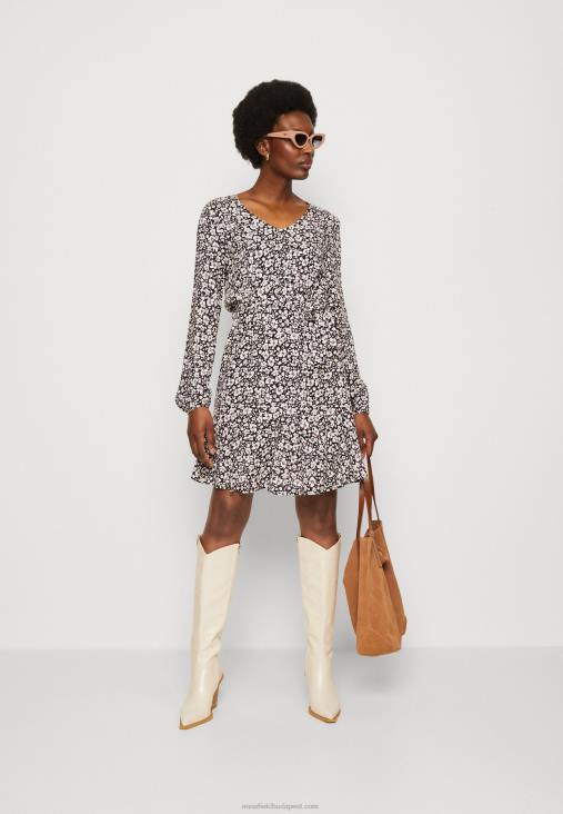 Anna Field nők nappali ruha fekete/fehér RTVD25