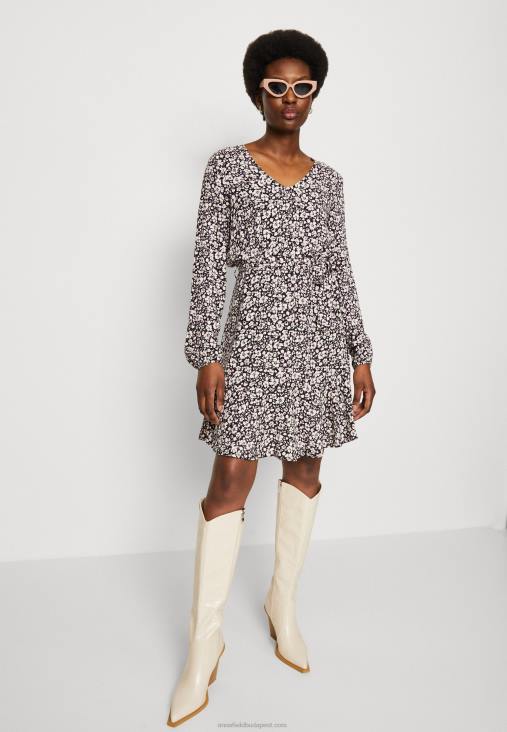 Anna Field nők nappali ruha fekete/fehér RTVD25