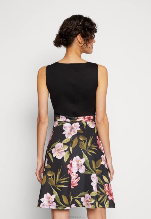 Anna Field nők nappali ruha fekete/fekete/rózsaszín RTVD15