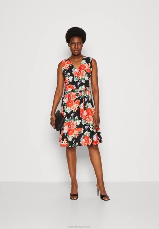 Anna Field nők nappali ruha fekete/piros RTVD17