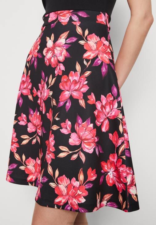 Anna Field nők nappali ruha fekete/piros/lila RTVD11