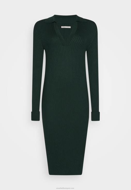 Anna Field nők pulóver ruha zöld RTVD209