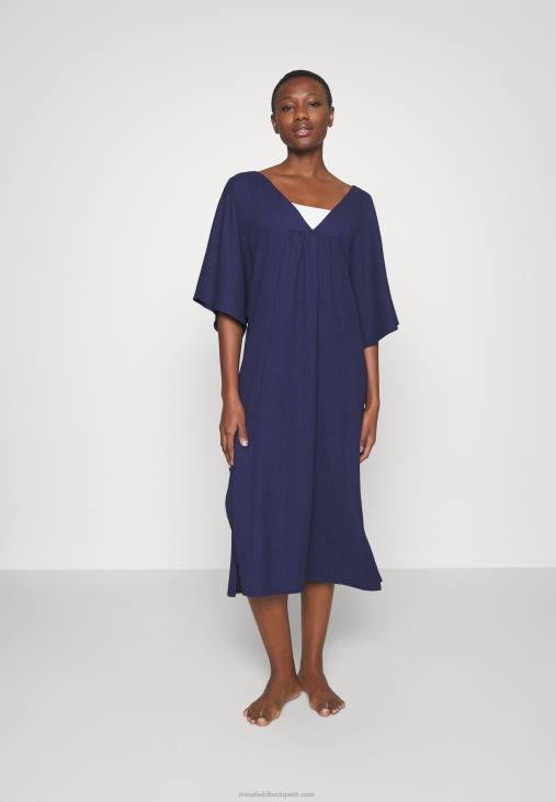 Anna Field nők v elöl strandruha maxiruha kék RTVD220