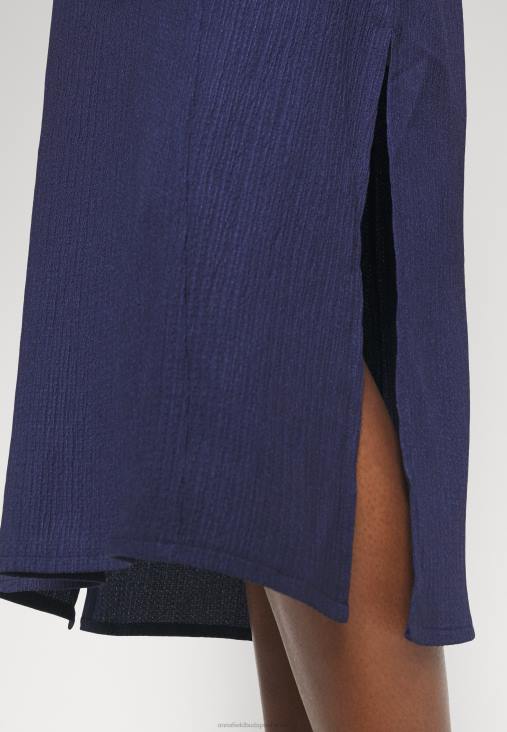 Anna Field nők v elöl strandruha maxiruha kék RTVD220