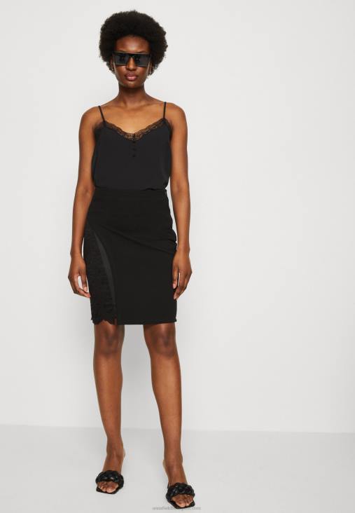 Anna Field nők ceruzaszoknya fekete RTVD799