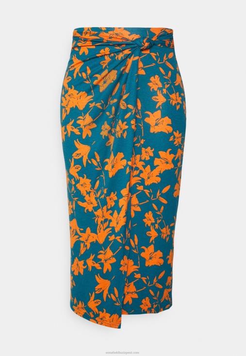 Anna Field nők ceruzaszoknya kék RTVD795