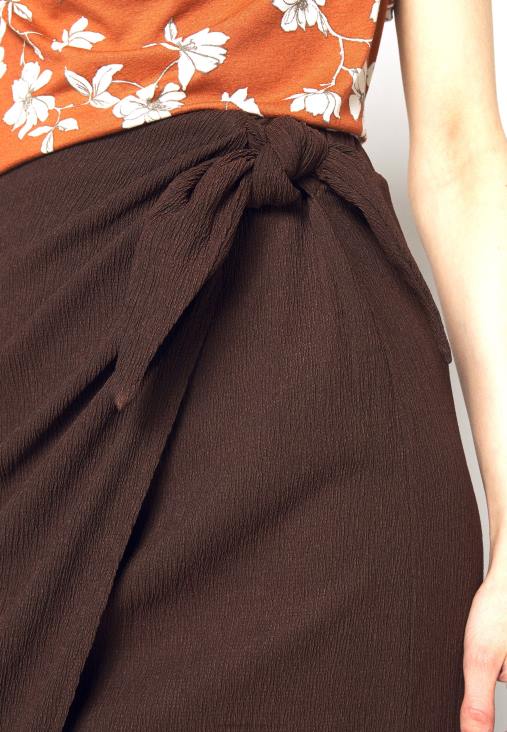 Anna Field nők egy vonalú szoknya barna RTVD781