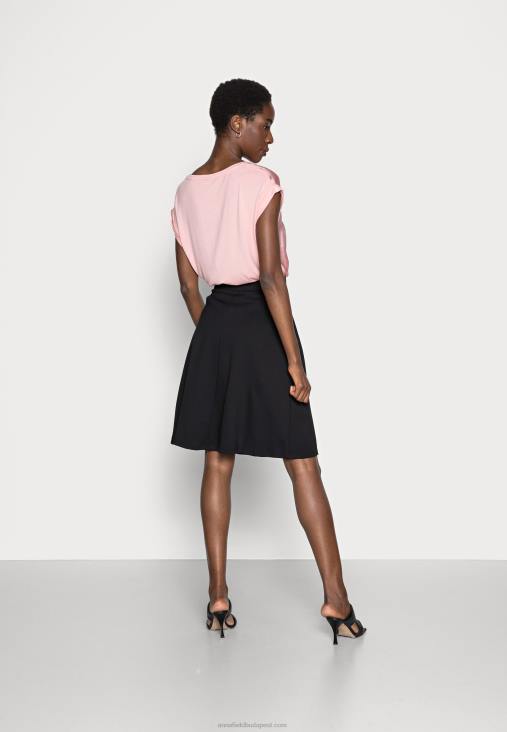 Anna Field nők egy vonalú szoknya fekete RTVD773